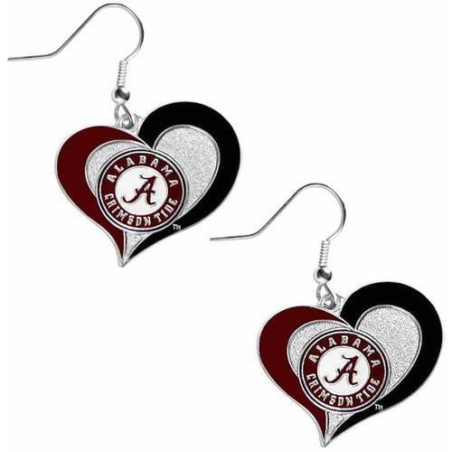 Virginia Tech Swirl Heart Earrings